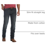 Wrangler Retro Slim-Fit Straight-Leg Jeans - Jerome - 35x34