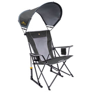 GCI Outdoor SunShade Rocker Camp Chair - Pewter