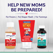 Little Remedies New Baby Essentials Kit, 6-Piece Infant Care Set with Saline Nasal Spray, Nasal Aspirator, Gas Relief Drops, Acetaminophen, Gripe Water, Diaper Rash Cream