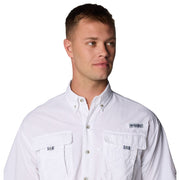 Columbia 101165 Bahama Short-Sleeve Button-Down Shirt, 2XL, White