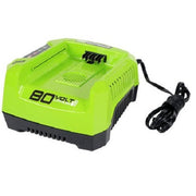 Green Works 2901402 PRO 80V Lithium Ion Single Port Rapid Battery Charger