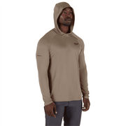 Milwaukee WORKSKIN Hooded Sun Shirt, Sandstone, Moisture-Wicking, UPF 50+ Protection, Lightweight Breathable Comfort, Long Sleeve, Size Small, M550N-S