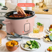 Beautiful 6 Qt Programmable Slow Cooker Rose by Drew Barrymore