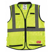 Milwaukee 48-73-5081 High Visibility Yellow Performance Safety Vest - S/M (CSA)