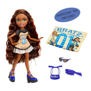 MGA Entertainment Bratz Stylin Sasha Fashion Doll with Customizable Graphic Tee, Brown Eyes, Long Wavy Hair, Accessories, Adult XL Shirt