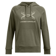 Under Armour Women's Rival Fleece Antler Hoodie - M - Marine OD Green