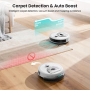 Lefant M330S LiDAR Navigation Robot Vacuum and Mop, 450ml Visible Dustbin