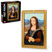 LEGO 31213 Leonardo da Vinci Artwork for Build and Display, Home Decor Idea, Wall Art Building Set for Adults