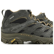 Merrell Moab 3 Mid Waterproof Hiking Boots, Black/Beluga, Men's Size 13, Leather Upper, J00003598