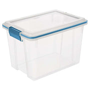 Sterilite 19324306 Blue Aquarium 20 Quart Gasket Box with Lid