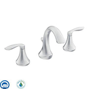 MOEN T6420 Eva 8 in. Widespread 2-Handle High-Arc Bathroom Faucet Trim Kit in Chrome