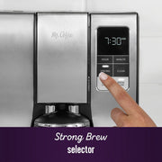 Mr. Coffee 10-Cup Programmable Coffee Maker with Optimal Brew Technology, Stainless Steel Thermal Carafe, Strong Brew Selector, Brew Later Feature, 2150023