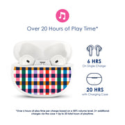 Packed Party PKTW224PD Mad for Plaid Bluetooth Wireless Earbuds
