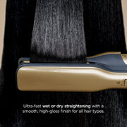 Shark Glam Ceramic Powerful Air Styling Hair Dryer System with Silki Straightener and Glossi Air Glosser, Gold, HD6051S