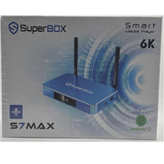 SUPERBOX S7MAX 6K Android 12 smart media player, 1000M Ethernet and Wi-Fi 6