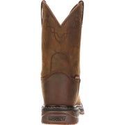 ROCKY Ride Round Toe Roper Boots for Men - Tan - 13 W