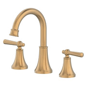 Better Homes & Gardens Modern Heirloom 8 Widespread Bathroom Faucet, Heritage Gold Finish, Ceramic Disc Cartridge, Includes Pop-Up Drain