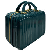 Hard Shell Cosmetic Travel Case, Teal