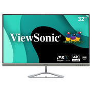 ViewSonic VX3276-4K-MHD 32 Inch 4K UHD Monitor with Ultra-Thin Bezels