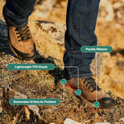 Danner 61257 Trail 2650 Mid Suede GORE-TEX Hiking Boots for Men, Dusty Olive, 10M