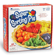 Learning Resources Super Sorting Pie, 68 Pieces