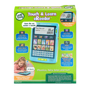 LeapFrog Touch and Learn eReader, Educational Electronic Toy with Interactive Phonics Stories and Classic Fairy Tales, Teal