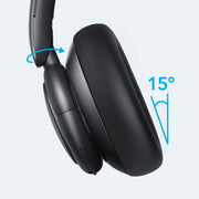Soundcore A3029ZA1 Life Tune Bluetooth ANC Over-Ear Headphones, Multi-Mode Noise Cancellation, 40-Hour Playtime, Black