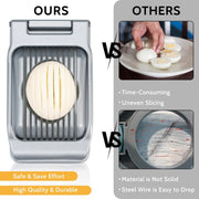 Sopito Heavy Duty Stainless Steel Wire Egg Slicer, Multifunctional Soft Food Cutter, Silver