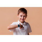 SEGA SNC4171NVWM Sonic The Hedgehog iTime Unisex Child Smart Watch with Silicone Strap and Blue Case 42mm