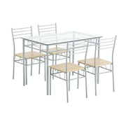 Ktaxon 5 Piece Dining Table Set With 4 Chair