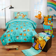 Garfield Kids Comforter and Pillowcase Set, Reversible, Multicolor, Twin/Full, 9L114J