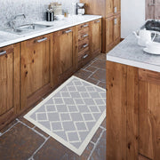 Yellowstone WML049R Kitchen Floor Mat, Rustic Two-Tone Cotton, Stain Resistant, 20 x 30 in