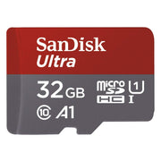 Sandisk SDSQUAR-032G-GN6MA Ultra 32GB Micro SDHC UHS-I Card with Adapter
