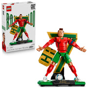 LEGO 6590604 Editions Cristiano Ronaldo Soccer Legend Building Set, 854 Pieces, Ages 12+, Multicolor, Collectible Display with Plaque