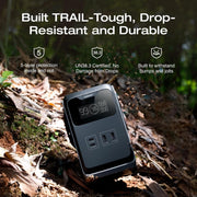 EcoFlow Trail 200 DC Portable Power Station, 192Wh LiFePO4 Battery, 220W DC Output, Compact Black Power Bank for Camping and Outdoors