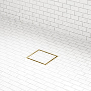 Signature Hardware SH4396079BG 955251S6 6 Inch TileIn Square Shower Drain, Brushed Gold