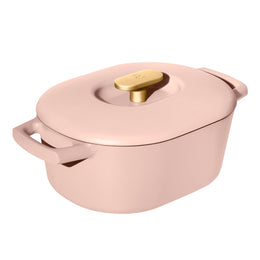 Beautiful 19686 6 Quart Enamel Dutch Oven, Rose by Drew Barrymore