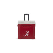 Igloo 60 QT Profile II Rolling Cooler with Ultratherm Insulation and Cool Riser Technology, Alabama Crimson Tide Red, 92 Can Capacity, Wheeled, 28204