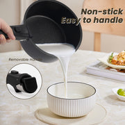 Kikcoin 21-Piece Non-Toxic Nonstick Cookware Set with Removable Handles, Induction Compatible, Black, KCWS02BK06D22