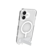 ZAGG Clear Snap with Kickstand Hard Shell Bumper Case, Clear, Drop Protection up to 10 ft, MagSafe Compatible, for iPhone 17, 702319381
