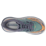 HOKA Stinson ATR 7 Running Shoes for Women - Grey/Tangerine - 9.5M