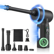 Nexpow CF01 50000RPM Compressed Air Duster, Black