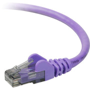Belkin Cat 6 UTP Patch Cable, 7ft, RJ45 Male to Male, Snagless, Purple, A3L980-07-PUR-S