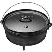 Lodge 6-Quart Cast Iron Camp Dutch Oven