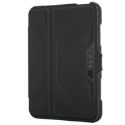 Targus Pro-Tek Antimicrobial Tablet Case with Military-Grade Drop Protection, Hard TPU, Black, for iPad Mini 6th Gen 8.3-Inch, Integrated Stylus Holder THZ911US