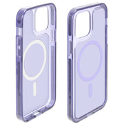 iHome Magnetic Velo Phone Case for iPhone 15 Pro- Pastel Purple