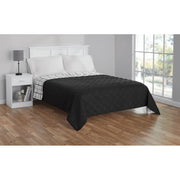 Mainstays Emmett Plaid Black Quilt  Full/Queen