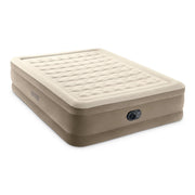 Intex 64427ED Air Mattress with Built-in Pump, Beige, Queen