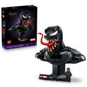 LEGO Marvel Venom Bust Building Set, 413 Pieces, Includes Venom Minifigure, Pedestal Display Stand, 76356