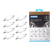 ADC Solutions Auto LM533168-6/2 TYPE S Truck Bed LED Lighting Kit, 8 Ultra-Bright White LED Pods
